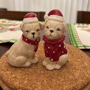 Christmas Dog Salt & Pepper Shaker